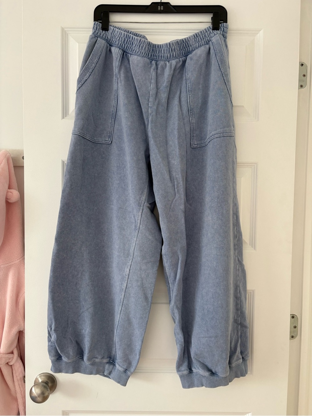 aerie Light Blue Barrel Jogger Pants